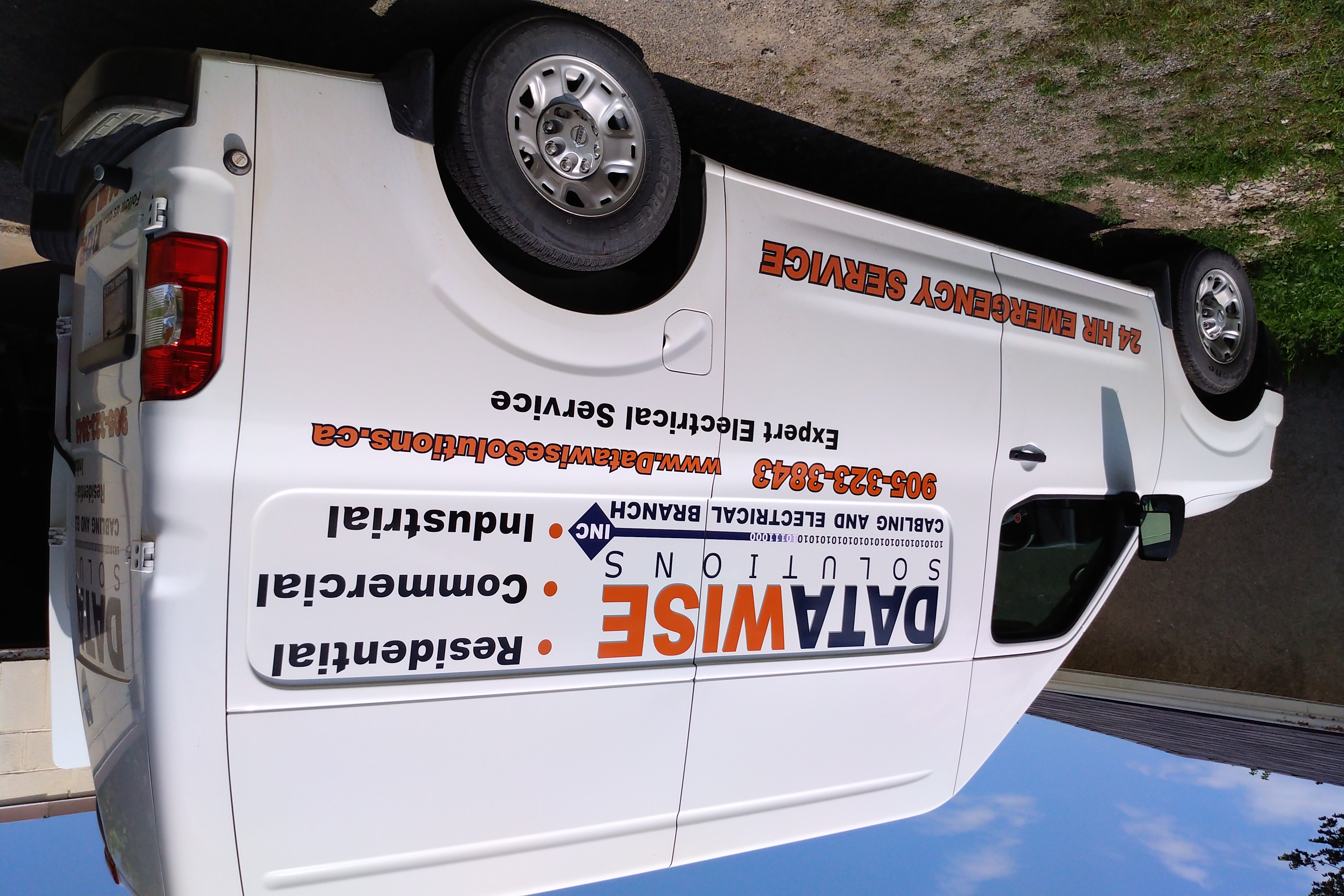 Vehicle lettering - describing what you do | Electrician Talk